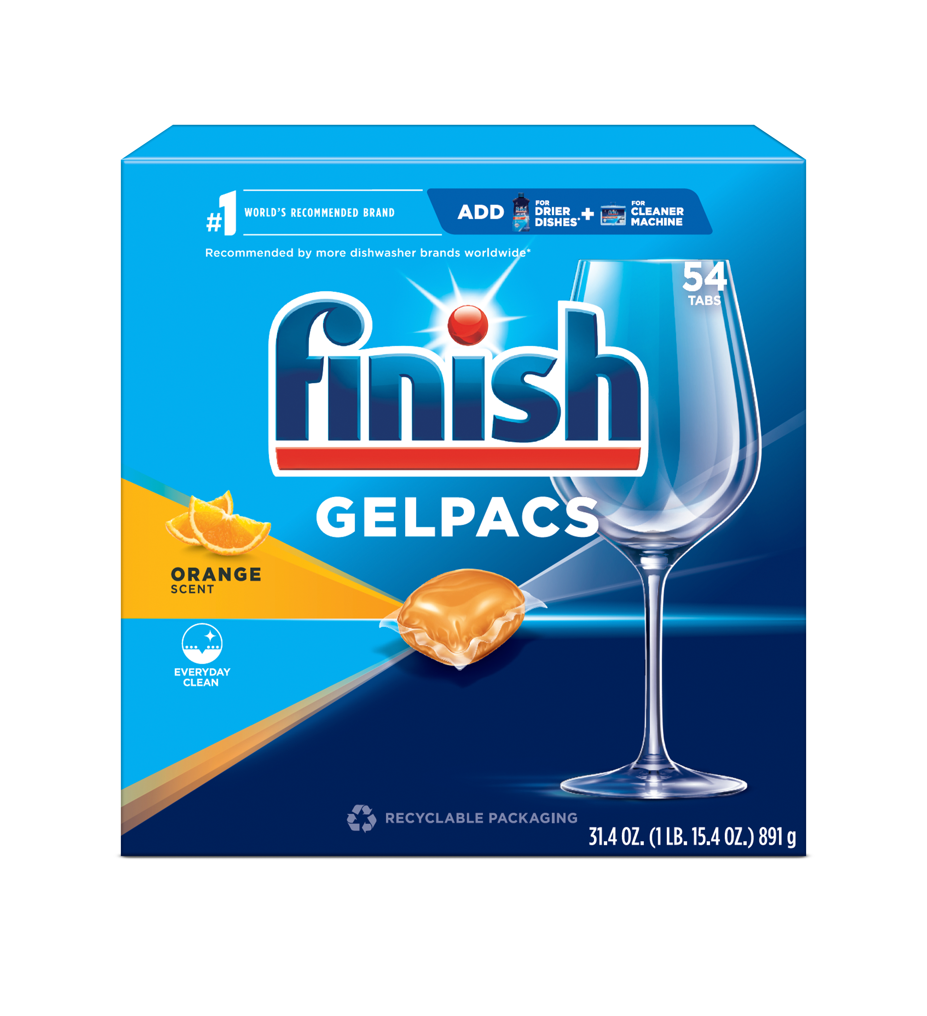 FINISH® GelPacs® - Orange Scent